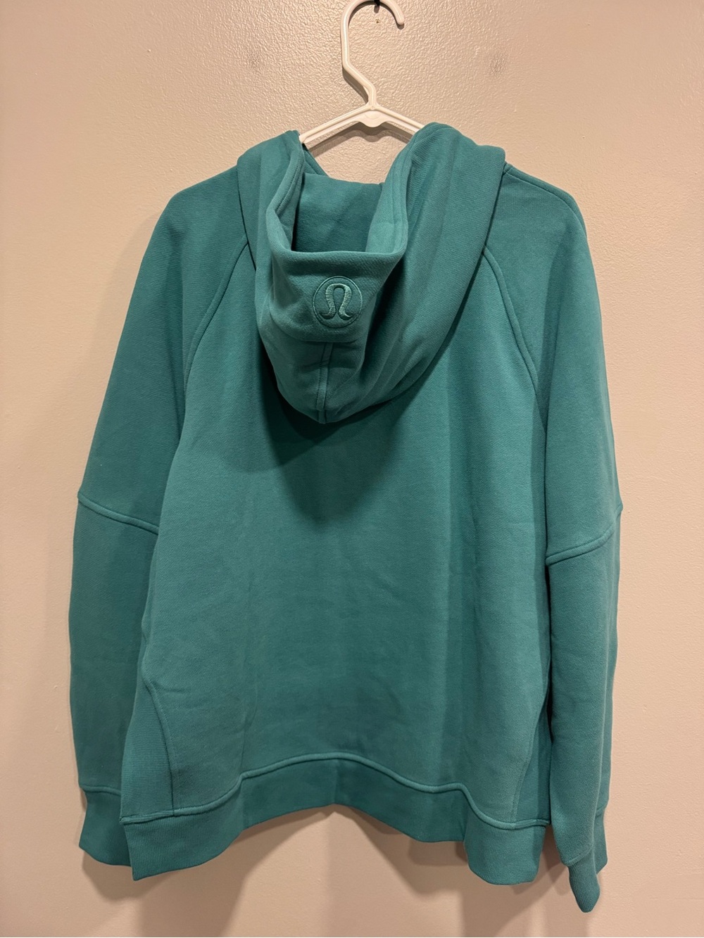 NWT Lululemon Scuba Oversized Side-Slit Hoodie in Teal Lagoon Size M/L - Picture 3 of 8